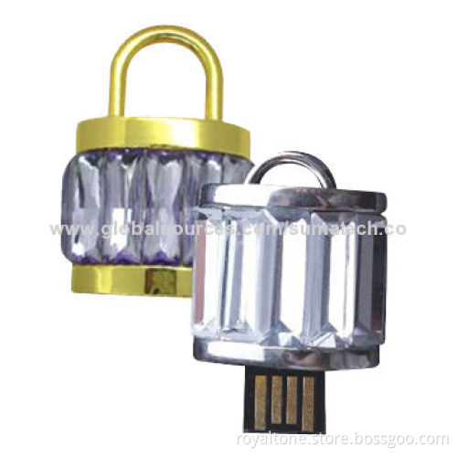 Jewelry USB Flash Drives, Hardware Encrypt, Bootable and Auto-run Available
